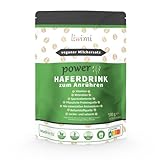 Power Haferdrink Pulver mit Nährstoff-Kick 500 g, über 25 Vitamine (u.a. B12), Mineralien (u.a. Calcium), Proteine, Aminosäuren, 3,75 Liter, vegan, glutenfrei, nachhaltig, regional, zucker-/fettarm
