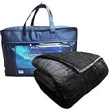 Polar Night Gewichtsdecke 135 x 200 cm 13kg Sherpa Fleece - Weighted Blanket Oeko-TEX® 100 Standard, Schwere Decke für tiefen Schlaf, Therapiedecke & Entspannungsdecke, Besser schlafen Heavy Bettdecke