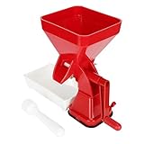 Lebensmittelmühle für Tomatensauce, Manuelles Saucesieb, mit Presshammer, Tomatenpresse -Sauce Maker -Maschine für Tomaten Erdbeer -Blaubeer -Sauce