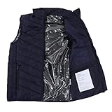 Eujgoov Elektrische Heizweste mit 17 Bereichen, Beheizte Weste, USB-Aufladung, Wasserdicht, Polyester-Material, Toller Begleiter für Winterausflüge (XL)