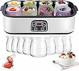 Automatische Joghurtmaschine für hausgemachten frischen Joghurt und Käse, multifunktionaler elektrischer Joghurtbereiter für gesunde Milchprodukte zu Hause