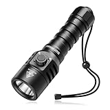 Sofirn SD03 Tauchleuchte, 1800 Lumen Unterwasser Taschenlampe mit Abschließbarem Schalter, Tauchen Taschenlampe IPX8 Wasserdichte 100m,3 Lichtstufen & Aufladbar Akku und Ladegerät ﻿ ﻿ ﻿