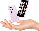 PrzTIk 4G kleines Backup Telefon, Android 10.0 Smartphone, 3.0 Zoll Bildschirm, 2GB RAM+16GB ROM, 2000mAh Batterie, Gesichtserkennung Billiges Handy (Pink)
