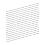 Relaxdays Anti Rutsch Streifen, 17er Set, 60 cm lang, Kunststoff, für Dusche, Treppe, Anti-Rutsch-Sticker, transparent