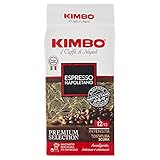 Kimbo, Espresso Napoletano, 250 gr Gemahlenes Kaffeepulver, Intensiver und Cremiger Kaffee, Intensität 12/13, Dunkle Röstung, Ideal für Moka