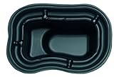 OASE 36767 Teichschale PE 250, 1,35 x 0,92 x 0,54 cm - Teichbecken, Fertigteich, verschiedenen Tiefenzonen, Kunststoffbecken, Schwarz