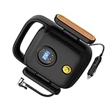 Cabilock Fahrzeugluftkompressor Autoreifen Inflator Mit Digitalanzeige Luftpumpe Für Autos Fahrräder Bälle Und Mehr Einfach Zu Bedienen Kompakt Und Leicht