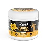DuLàc, Arnika-Gel 98% Mit Buriti-Öl, Thymian Und Menthol, Geeignet Zur Massage Von Haut, Muskeln Und Gelenken, Dermatologisch Getestet, Nickelgetestet, Made in Italy, 500 ml