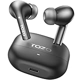 TOZO E2 Kopfhörer kabellos Bluetooth, 5.3 Bluetooth Kopfhörer, In Ear Kopfhörer mit APP Steuerung, 30 Std Tiefer Bass Kabellose Kopfhörer, 2 Mikrofone, Anruf Noise Cancelling Kopfhörer - Schwarz