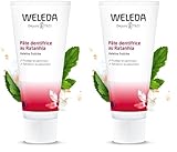 WELEDA Bio Ratanhia Zahnpasta - fluoridfreie Naturkosmetik Zahncreme zur natürlichen Zahnpflege. Sanfte Zahnreinigung stärkt das Zahnfleisch, schützt vor Karies & entfernt Zahnbelag (vegan / 75ml)
