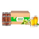 Brau-Partner Bierbrauset HELLES | BierbrauKiste zum selber brauen mit echten Rohstoffen und 5L Dose zum Befüllen Männer