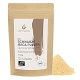 BIO Maca Pulver Schwarz aus Peru (500g), Gemahlene Schwarze Maca Wurzel, Schwarzes Maca-Pulver aus biologischem Anbau, 100% Natürlich und rein, Vegan