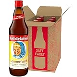 ROTBÄCKCHEN Sonnenkraft 6er Pack (6 x 700 ml). Mehrfruchtsaft mit Vitamin D und Calcium