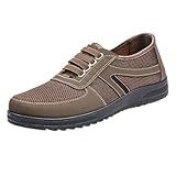 Schlupfschuhe Herren Sneaker Leichtgewichts Walkingschuhe Bequeme Freizeitschuhe Atmungsaktiv Arbeitsschuhe Rutschfest Sportschuhe Herrenschuhe mit Schnürsenkel Halbschuhe Weich Winterschuhe
