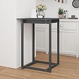 Nice Tables Küchen- & Esszimmertische-Bar-Tisch Grau 80x80x110cm Massivholz Kiefer