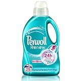 Perwoll Renew Refresh Flüssigwaschmittel (25 Wäschen), Hygiene Waschmittel für Weiß- und Buntwäsche, mit geruchsneutralisierender Formel für intensive Frische