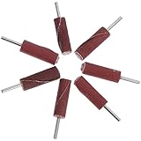 MAGICLULU 7 Stück Teiliges Schleifaufsatz mit Flap Wheel Körnung für Bohrer und Rotationswerkzeuge zum Schleifen und Polieren