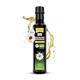 Sunnah Shop® Bio Schwarzkümmelöl gefiltert kaltgepresst 250ml | Black Seed Oil Organic | 100% rein aus ägyptischen Nigella Sativa