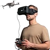 DroneMask 1 | FPV-Brille für DJI, FPV- und GPS-Drohnen | Patentiertes Unibody-Objektiv | Ultimativer Video-Headset-Bildschirm für Drohnen | FPV-Brillen, Skyview-Brillen | Immersive Erfahrung mit