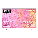 Samsung QLED 4K Q60C 75 Zoll Fernseher (GQ75Q60CAUXZG, Deutsches Modell), Quantum-Dot-Technologie, Quantum HDR, AirSlim Design, Smart TV [2023]