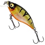 Westin Buzzbite SR Crankbait 4cm 4g Low Floating - Wobbler, Farbe:Bling Perch