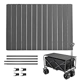 Tischplatte für Outdoor Cart, Wagen Tischplatte Anhang - Faltplattenplatte Aluminiumlegierung Board - Tragbares, vielseitiges Campingschisch -Anhang für Picknicks im Freien Essen zuzubereiten