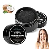 Thoquene 30g x 2PCS Zahnweiss Pulver, Natural Charcoal Teeth Whitening Powder, Zahnweiß Aktivkohle, Entfernung Zahnflecken,Erfrischender Atem
