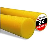 Conipa® - Schwimmnudeln im Set (160 x 7 cm) Kinder & Erwachsene (aus Schaumstoff) - Poolnudel & Pool-Spielzeug Set ab 3-10 Jahre (Made IN Europe) - Pool Wassernudel & Pool-Nudel (2 x Gelb)