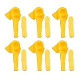 CGEAMDY 6 Stücke Reifen-Demontagekopf, Reifenmontiermaschine Kunststoffeinsatz, Reifenmontiermaschine Demount Head Duck Insert Felgenschutz, Reifenmaschinenhalterung Entenköpfe Einsätze Felgenschutz