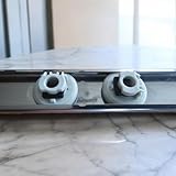4x Ersatz-Korbführungsrolle-Klammern passend für Miele 09759811 Spülmaschine