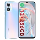 OUKITEL C35 Smartphone Ohne Vertrag, 24GB RAM(12+12)+256GB ROM Handys, 6.56” HD+ Android 13 Smartphone, 5150mAh,50MP+8MP, 4G Dual SIM Free Unlocked Mobile Phones, Fingerabdruck Face ID, GPS, Blau