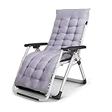 PBDEW Terrassen-Lounge-Stühle, zusammenklappbare Zero-Gravity-Liegestühle für den Außenbereich, Verstellbarer Klapp-Liegestuhl für Deck, Terrasse, Strand, Hof, langle