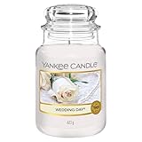 Yankee Candle Duftkerze im Glas (groß) | Wedding Day | Brenndauer bis zu 150 Stunden