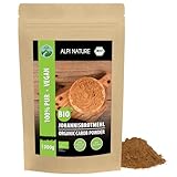 BIO Carobpulver (1kg), BIO Johannisbrot gemahlen, BIO Johannisbrotpulver dunkel, glutenfrei, laktosefrei, laborgeprüft, vegan, Johannisbrotmehl 100% naturrein ohne Zusätze