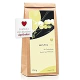 Weltecke Mistel-Tee lose 250 g | Mistelkraut geschnitten & natürlich I Premium-Qualität hergestellt & abgefüllt in Deutschland | Würzig-herber Geschmack ohne künstliche Aromen I Viscum album