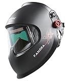 Optrel Panoramaxx Hybrid CLT Schweißhelm Automatik - Professioneller Schweißschirm mit Laserschutz, Crystal Lens Technology und XXL-Sichtfeld für Schweißer