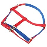 TOYANDONA Verstellbares Strapazierfähiges Pferdehalfter in Leuchtenden Farben Einstellbar für Verschiedene Komfortabel und Schützend für Training und Reiten Robustes Halfter für Pferde