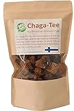 Curly Superfood Chaga Brocken aus Finnischer Wildsammlung 250g - Reicht für eine 3-monatige Kur - Chaga Pilz Brocken für Chaga Tee - Aus unberührten Wäldern Finnlands - Herb-würziger Geschmack