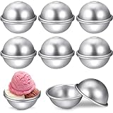 16 Stücke Seifenform Bath Bomb Molds, Bath Bomb Molds,Wady Metall-Formen für Badekugeln zum Selbermachen DIY Bad Bombe für Badekugeln