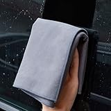 Fensterleder-Handtuch mit Korallenvlies, für Auto- und Elektronik-Reinigungsbedürfnisse (30 x 40 cm)