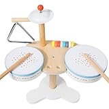 Trommelset für Kleinkinder von 1–3 Jahren – Musikspielzeug für Babys, multifunktionales Kindertrommelset, Musikinstrumente für Babys, Kindertrommeln für Zuhause, drinnen, Früherziehung