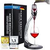 Weinbelüfter Wein-Dekanter Dekantierer; Weinlüfter Deluxe Wein-Ausgießer mit Ständer; Magic Decanter