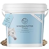 Mineralfutter Pferde organisch getreidefrei 3 kg - getreidefreies Ergänzungs Pferdefutter mit Vitaminen, Mineralstoffen und Spurenelementen, wie Zink, Selen, Omega 3 und Jod