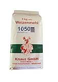 Weizenmehl Type 1050 Weizenmehl in Bäckerqualität (5 kg)