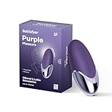 Satisfyer Purple Pleasure | Auflegevibrator Lay-On Toy | Sex-Spielzeug für die Frau | Leistungsstark, leise & wasserdicht (IPX7) | Erotisches Sexspielzeug mit 15 Vibrations-Programmen | 9,5 cm