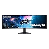 Samsung Odyssey G95C Curved Gaming Monitor, 49 Zoll, VA-Panel, 5.120 x 1.440 Pixel, VESA DisplayHDR 1.000, HDR10+ Gaming, Freesync Premium Pro, Bildwiederholrate 240 Hz, Reaktionszeit 1 ms (G/G)