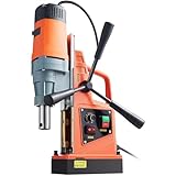 Tischbohrmaschine Säulenbohrmaschine 1300 W 1400 W 2 'Elektrische Bohrmaschine Magnetische Bohrmaschine Bohrdurchmesser Bohrmaschine 810 PRM 1-Sekunden-Freigabebohrer(6Drills 50mm 1400W)