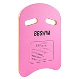 Kinder Schwimmbrett, Schwimmbrett Kickboard für Kinder und Erwachsene, Trainingsausrüstung PE Schaumstoff Schwimm Board mit Griffen, Cartoon Muster Schwimmbrettfür Schwimmübungen & Training (Rosa)