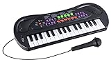 McGrey KK-3808 32 Tasten Spielzeug Keyboard - Kinder Keyboard mit Mikrofon zum Mitsingen und 8 Begleitrhythmen und Demosongs - Kleines Kinderpiano - Elektrisches Musikspielzeug