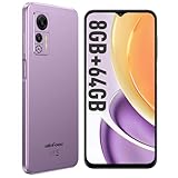 Smartphone ohne vertrag, Ulefone Note 14 Pro 64GB+8GB /128GB Erweiterbar Handy Günstig 4500mAh 6,52 Zoll Bildschirm 13MP+5MP Kamera Android 12 4G Dual SIM 3 Karte Slots Face ID GPS OTG Type-C-Violett